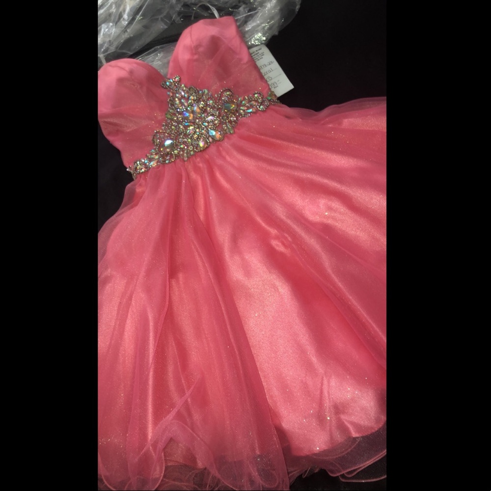 Sparkly Strapless Dress